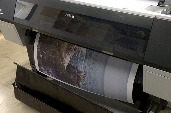 sublimation print coming out of printer
