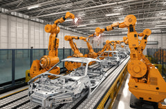 Robots making cars