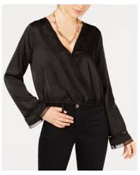 GYPSIES & MOONDUST BLACK SATIN TOP