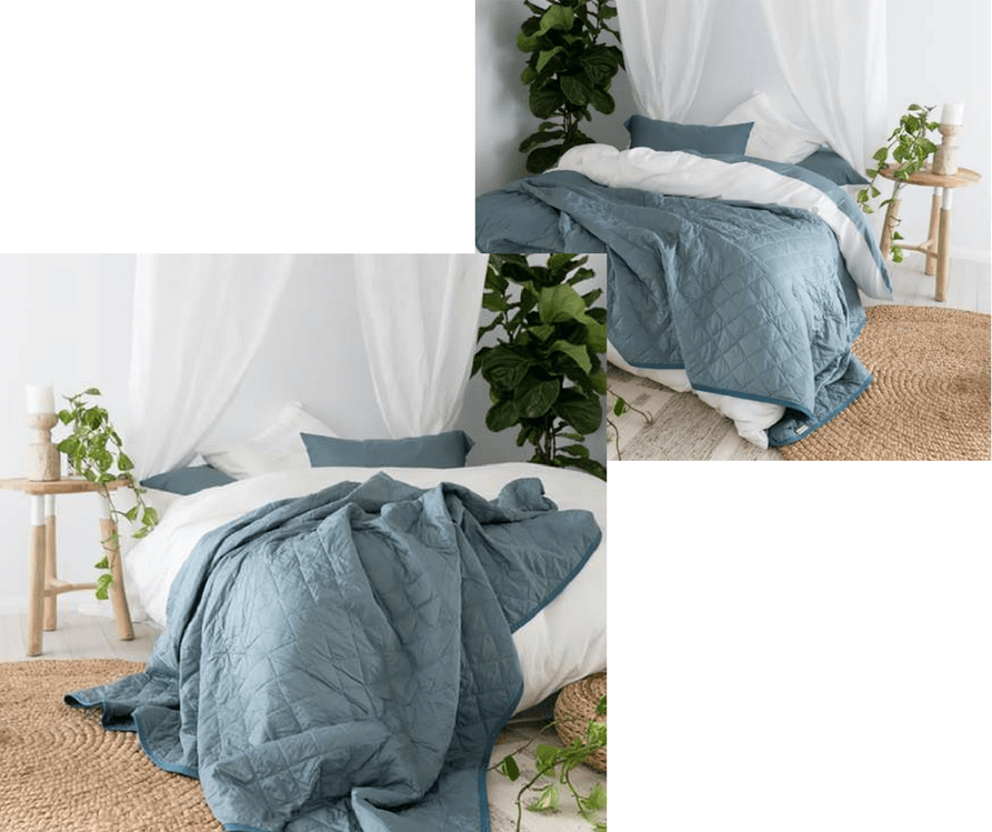 yohome bamboo Pewter quilt