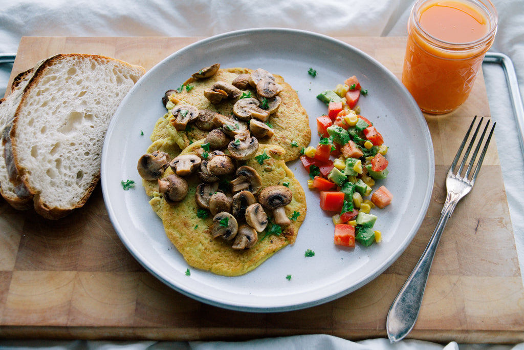 vegan omelette recipe