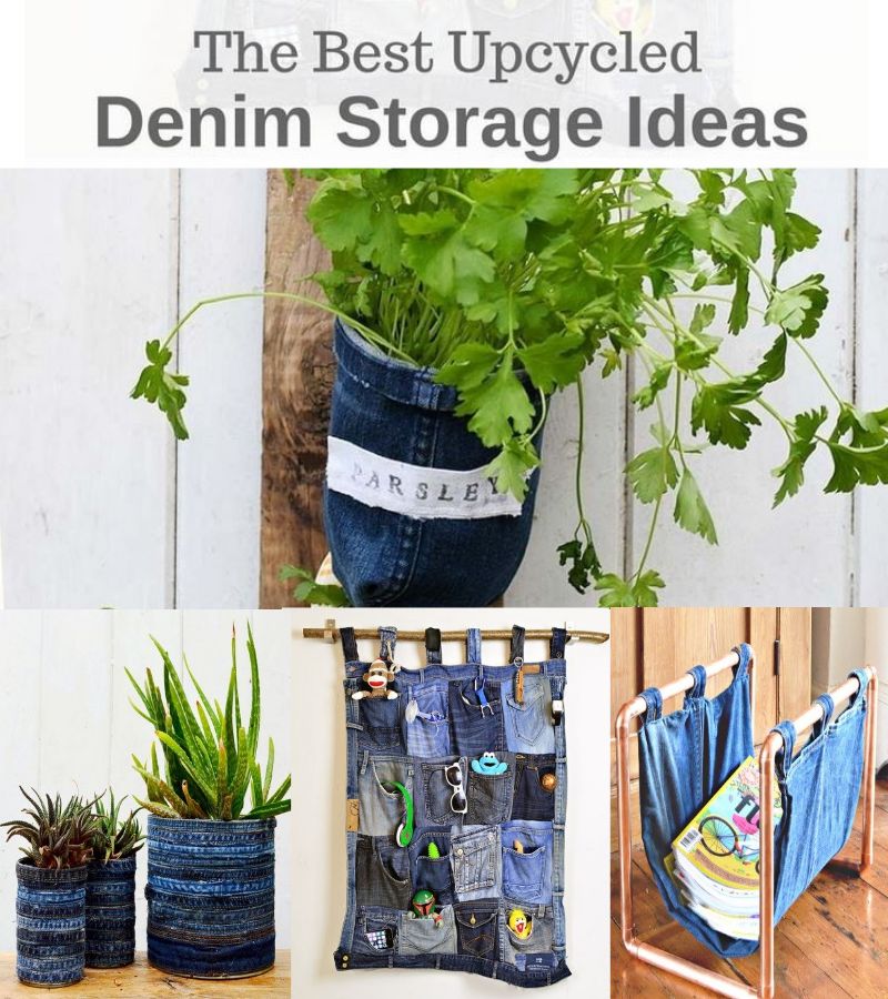 Best Upcycled Denim Storage Ideas