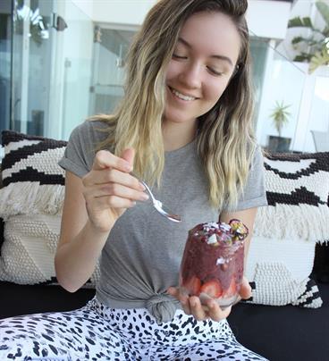 Daisy Rockin' our Stylish Bamboo Charcoal Top