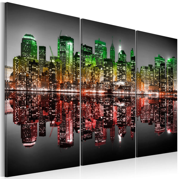 Quadro su tela - Manhattan iridata