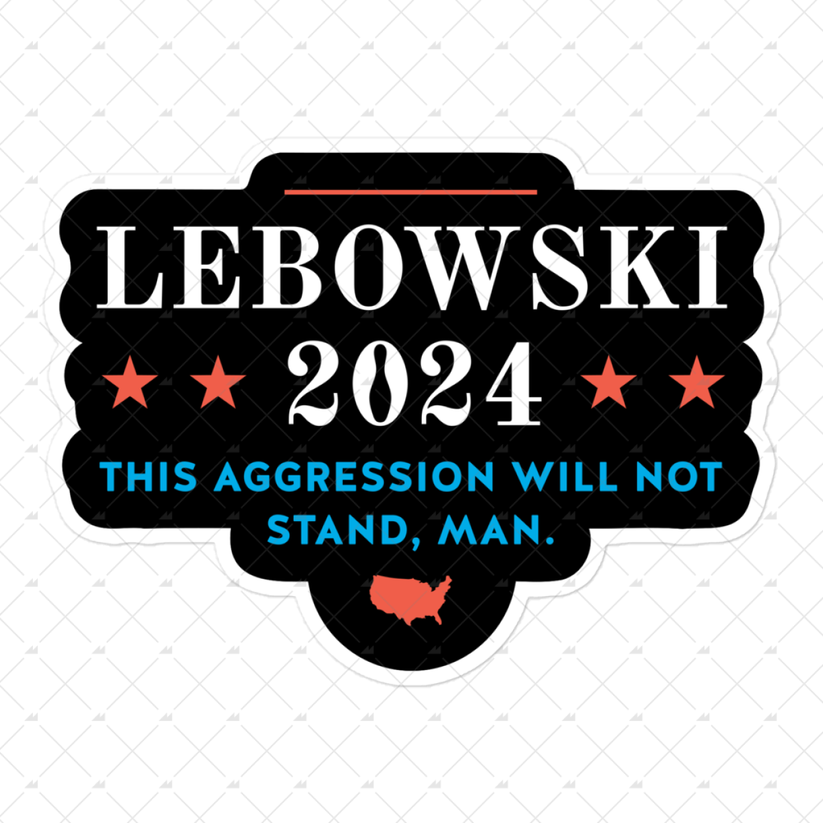 Lebowski 2024 Sticker m00nshot