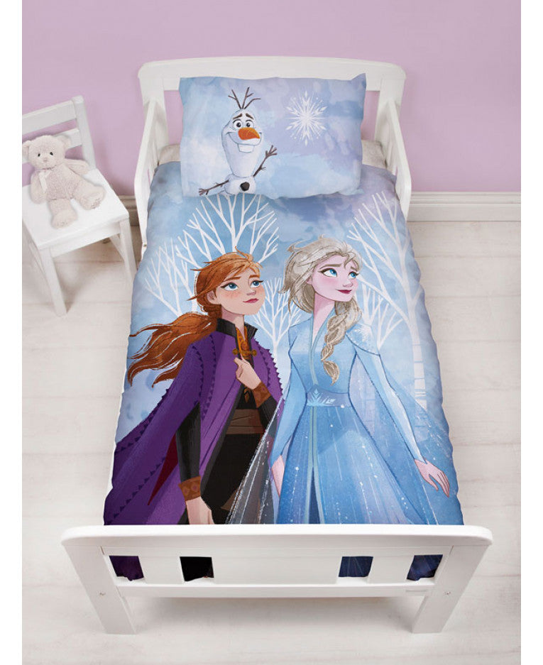 Disney Frozen 2 Element Cot Toddler Junior Duvet Cover Set