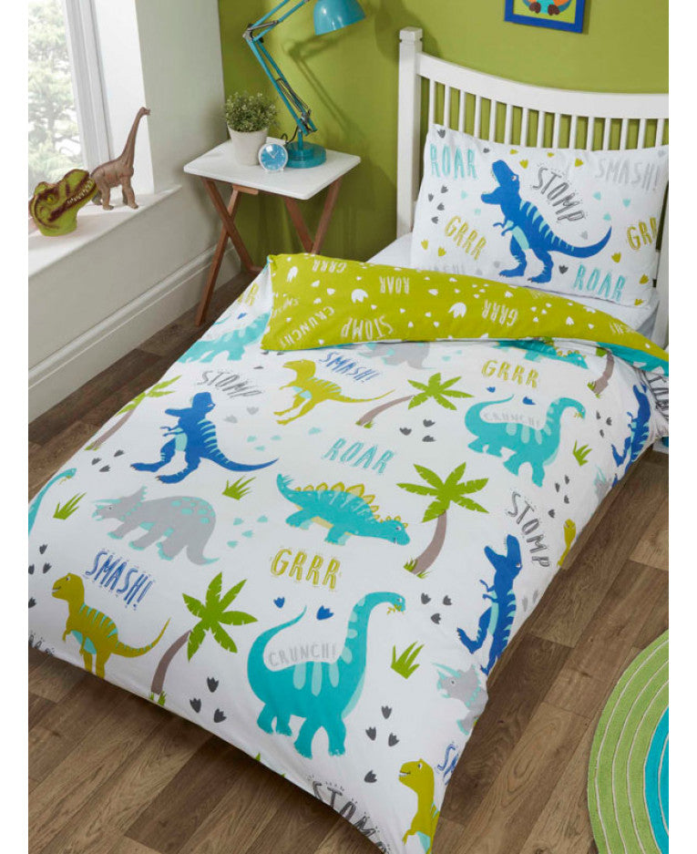 dinosaur single bedding set