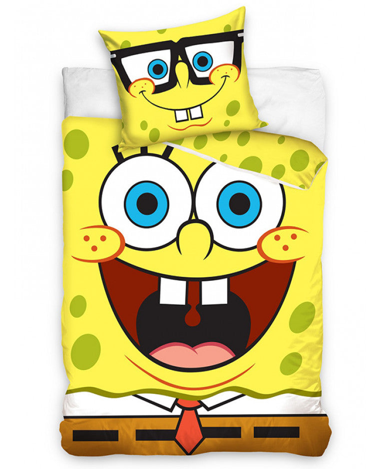 Spongebob Squarepants Single Cotton Duvet Cover Set