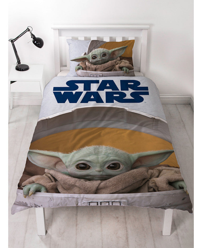 Star Wars Mandalorian Baby Yoda Single Duvet Cover Set