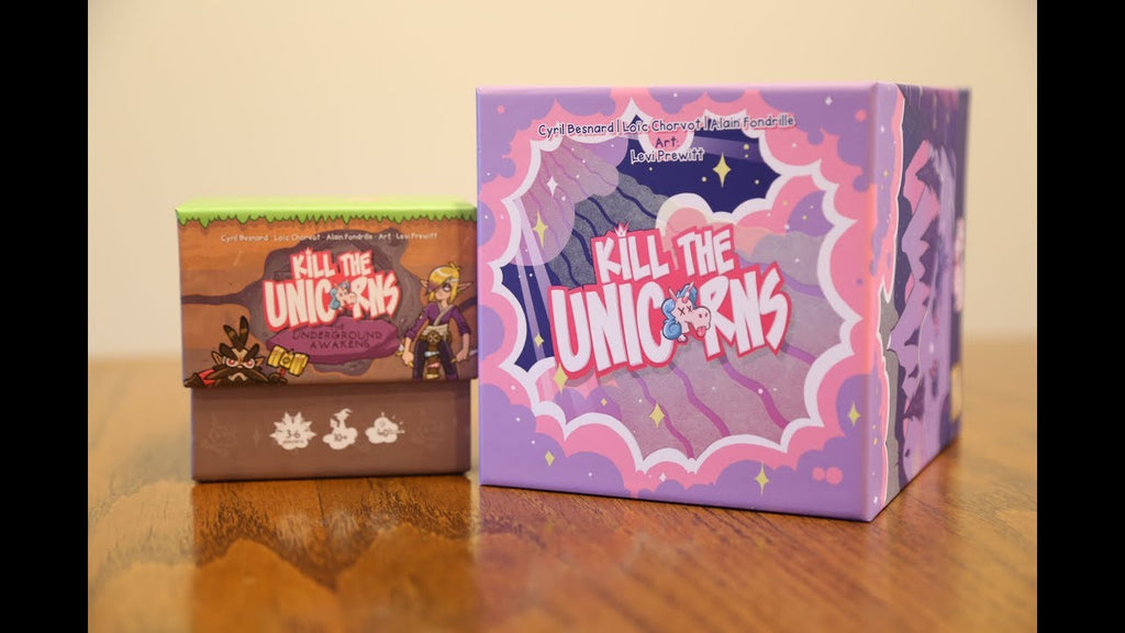 instabile Unicorni leader CARD Kickstarter esclusiva Qui per uccidere le espansioni 