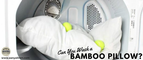 bamboo pillow machine washable