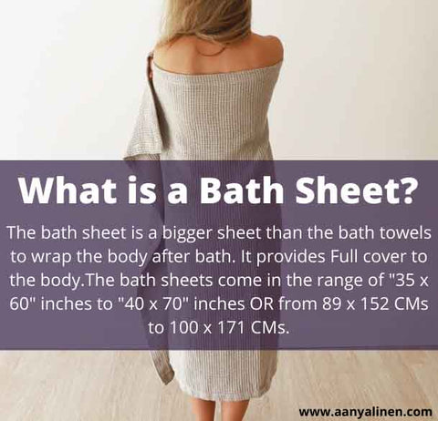 What is a bath sheet
