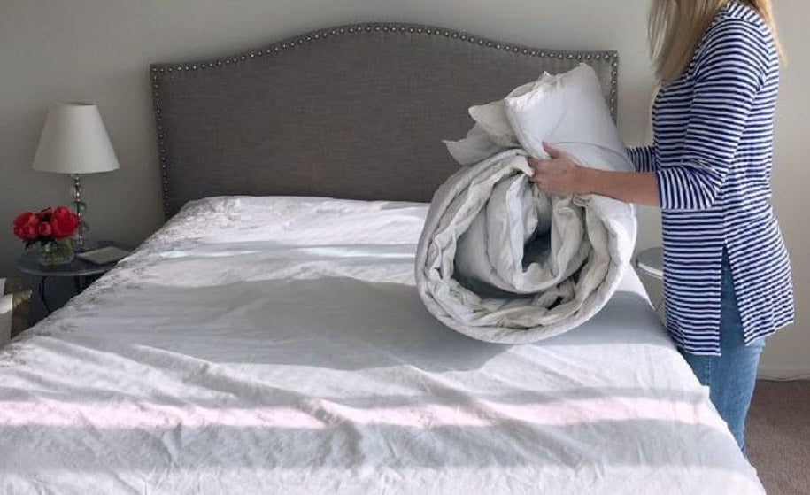 How to put a duvet cover on