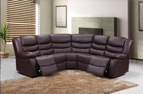 leather cinema corner sofa