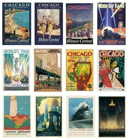 Wholesale Chicago Vintage Poster Reproductions