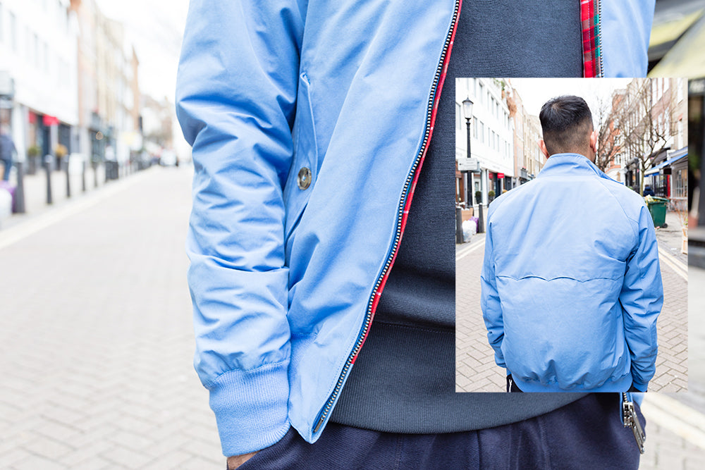 Baracuta G9 Jacket in Cornflower Blue