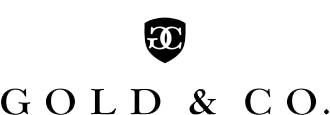 Gold & co logo black
