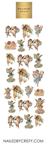 Decals- Cherubs 1 CLEAR