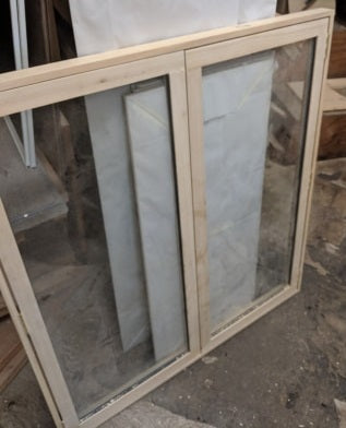Cedar window in progress