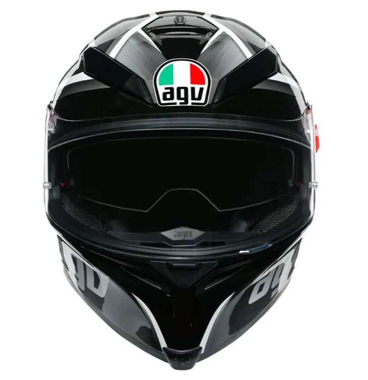 agv silver visor