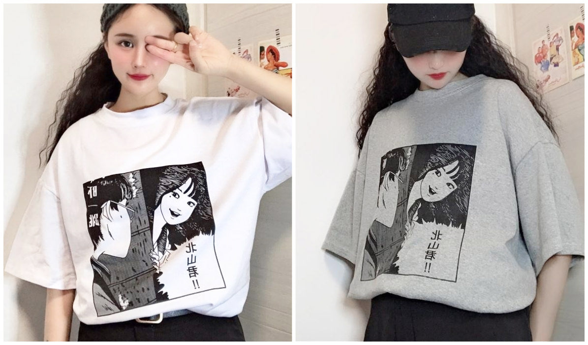 Anime Aesthetic Clothing Compilation Manga Aesthetic Oversized T-shirt itGirl Shop Blog
