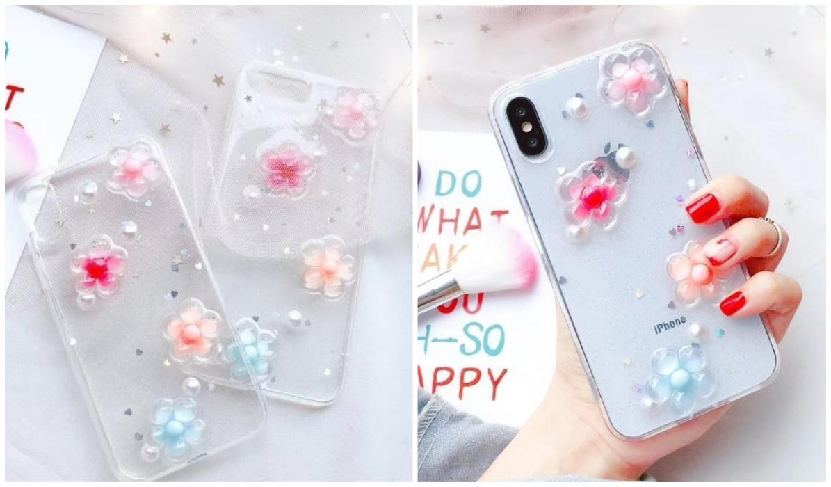 Transparent iPhone Cases Transparent 3D Sakura iPhone Case itGirl Shop Blog