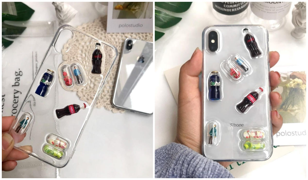 Transparent iPhone Cases Transparent Bottles Capsules Iphone Case itGirl Shop Blog