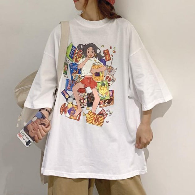 ladies oversized t shirt