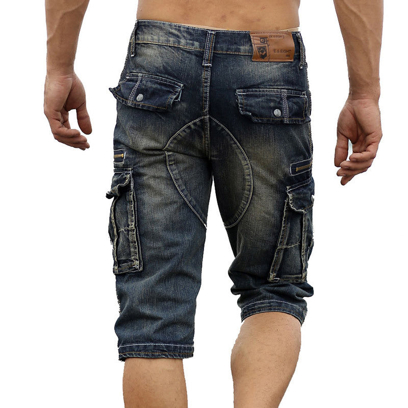 mens cargo shorts slim fit