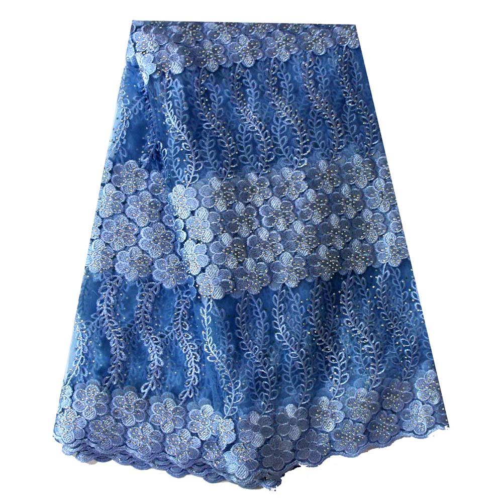 powder blue lace fabric