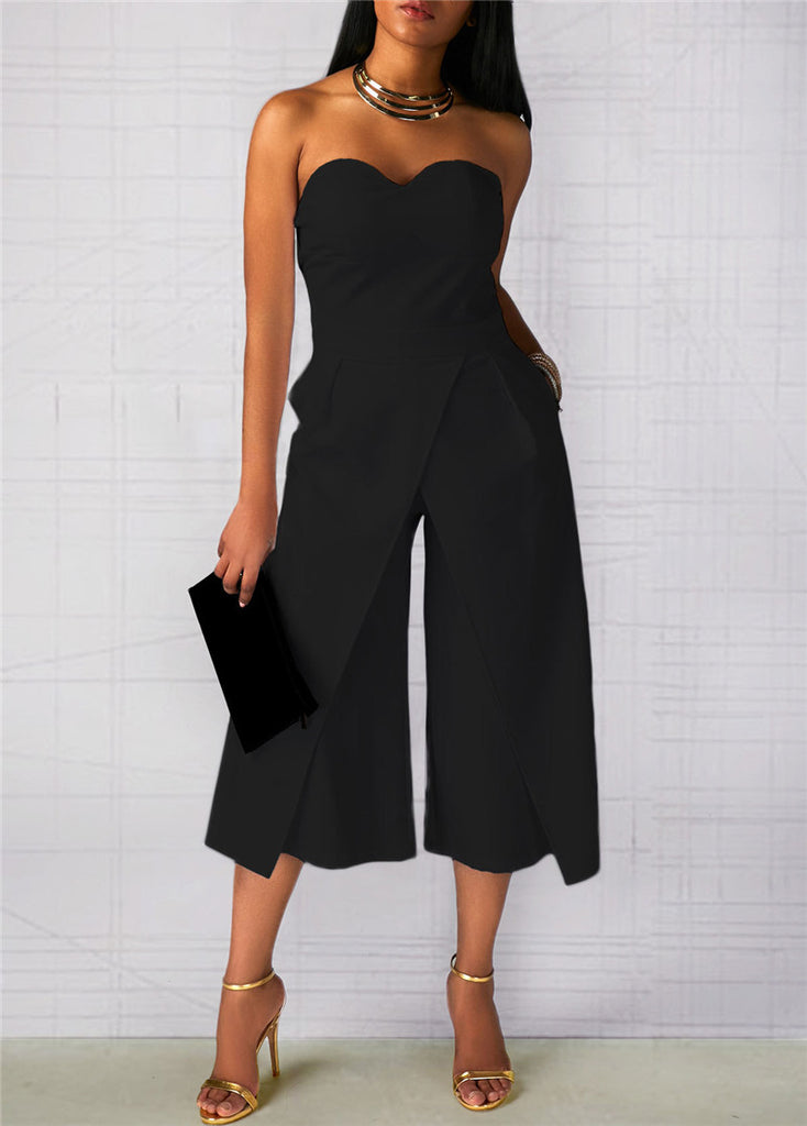 one shoulder dressy jumpsuits