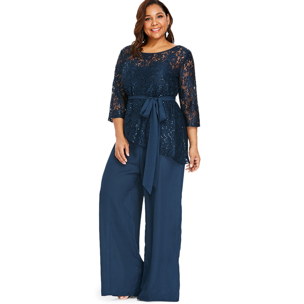 wide leg jumpsuit for a wedding