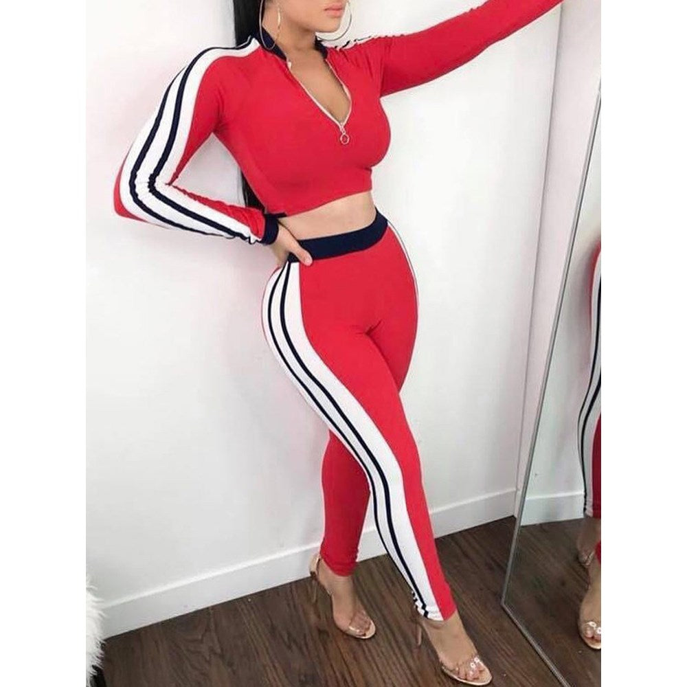 red tracksuit womens