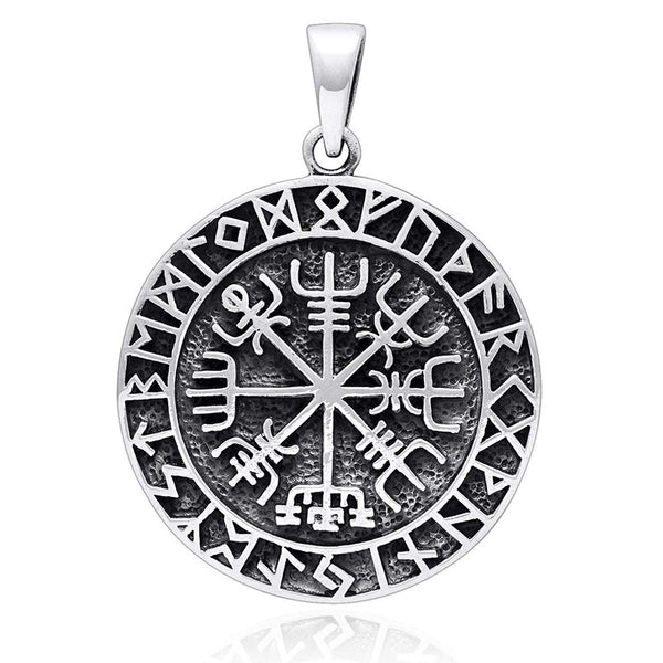 285 Viking compass pendant in 925 sterling silver No