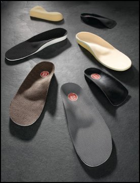 Amfit insoles for pedorthic modification of shoes