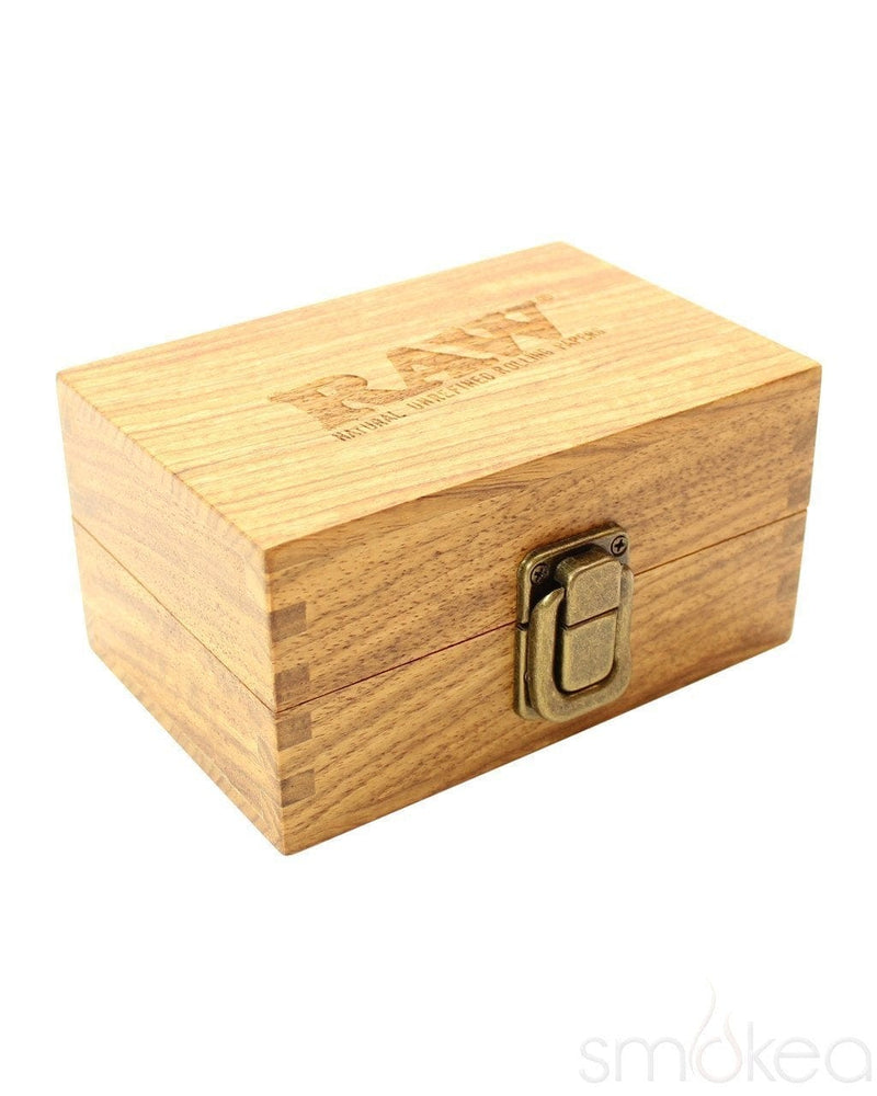 raw wooden box