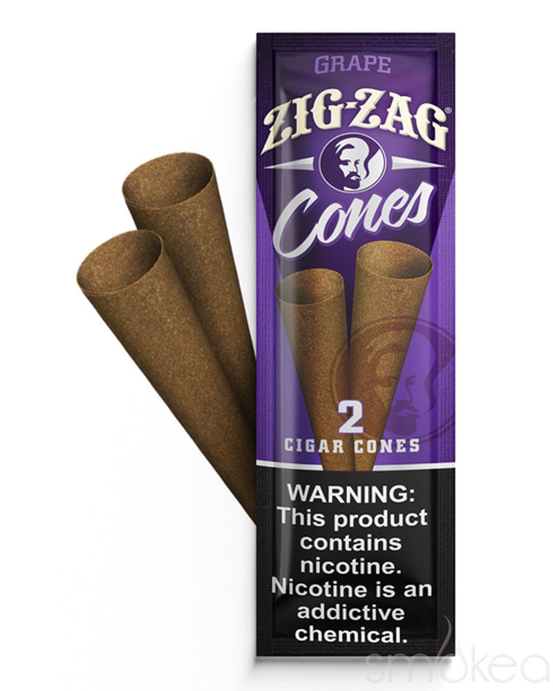 Winter Flavored Pre-Rolled Cones 2ct for Smoking Tobacco Raw Elements,  Zig Zag 