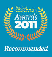 Coveva Windbreak in 2011 has been reccomended from the Practical Caravan Award!