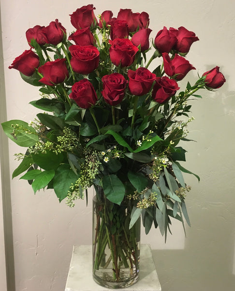 two dozen roses