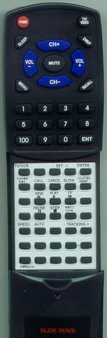 BROKSONIC VHSA6741CTTC Replacement Remote