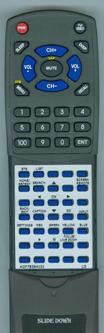 LG--INSERT RTAGF78364101 Replacement Remote