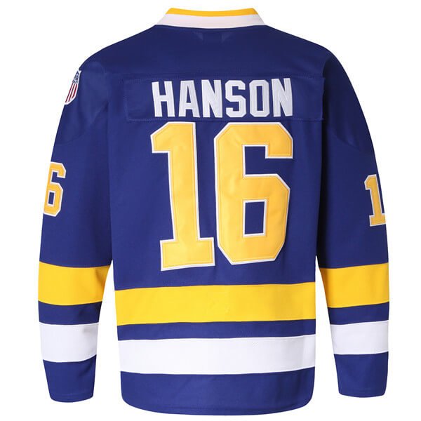 Hanson Brother Morris Wanchuk #2 Chiefs Hockey Jersey SlapShot Sewn Custom  Name