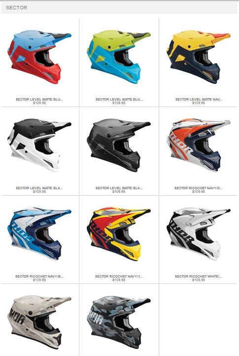 thor motocross helmet
