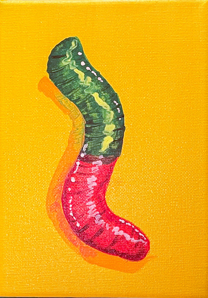 “gummy Worm” Art Print Pretty Candy Pin Company 8666