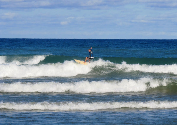 Grant Kennedy Surfing Lake Huron Ontario
