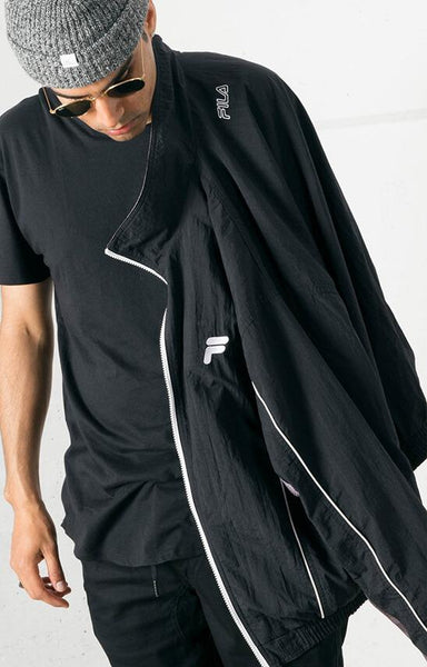 fila black windbreaker