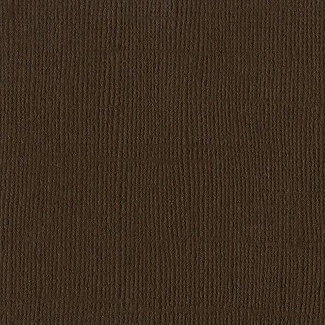 BROWN – 12x12 Basic Brown Cardstock Bazzill Textured Scrapbook Paper