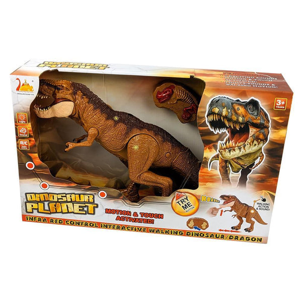 walking and roaring t rex dinosaur toy