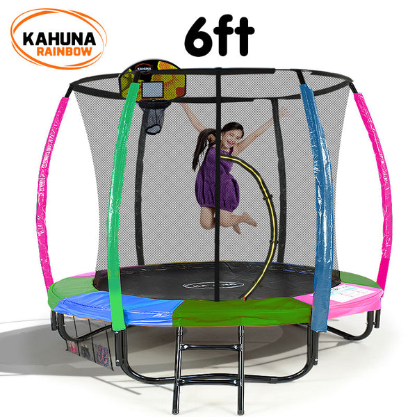 Kahuna Trampoline 6ft With Basketball Set Afterpay Zippay Payitlater Later Gator