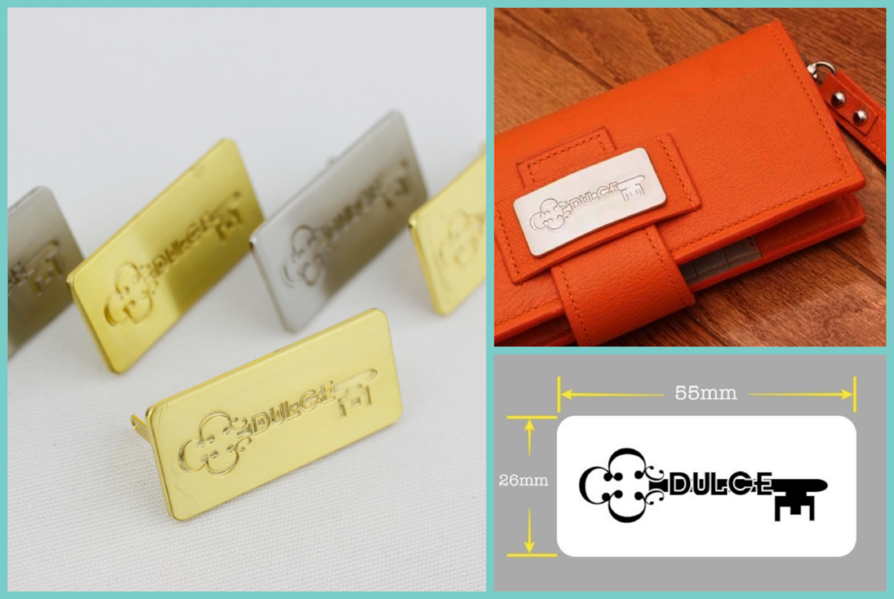 logo tag, custom logo tags design, metal logo tag, design your own logo tag